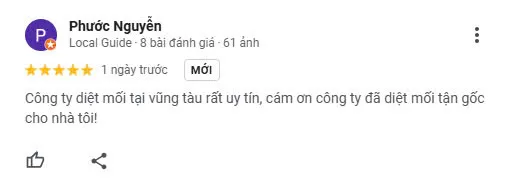 Ảnh thực tế khách hàng sử dụng dịch vụ diệt mối Phú Mỹ – Phương Nam