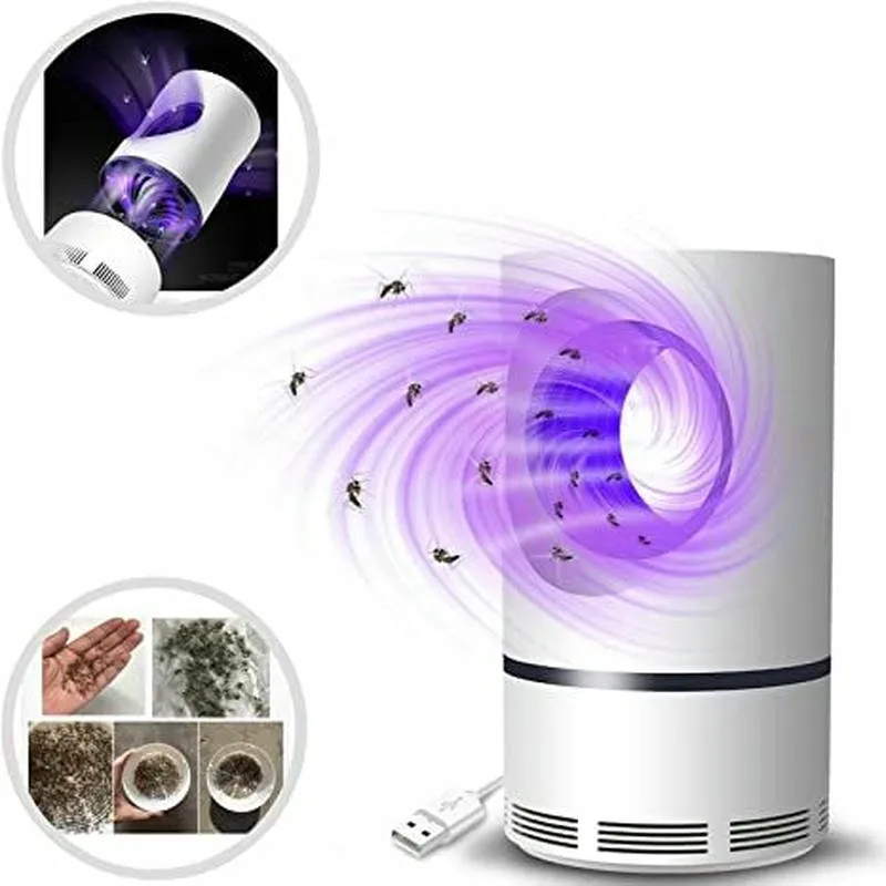 Đèn bắt muỗi UV hiện đại an toàn cho phòng ngủ