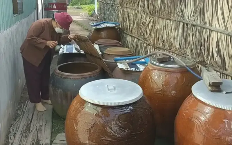 Dọn nước đọng và lắp lưới chống muỗi để ngăn muỗi sinh sản Dọn nước đọng và lắp lưới chống muỗi để ngăn muỗi sinh sản